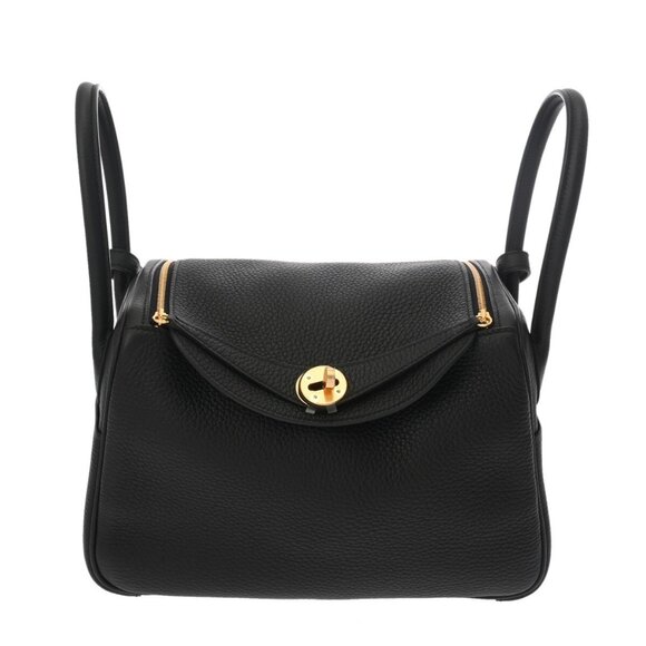 HERMES Lindy 26 Black/Noir shoulder bag 800000137529000 - Picture 1 of 10